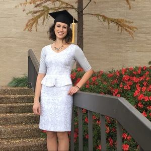 Antonio Melani peplum pencil dress